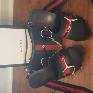 Gucci Web Horsebit Mini Bag and Web Horsebit Mules